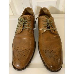 Joseph‎ Abboud Oxfords Men’s Sz 9D Brown Leather Dress Shoes